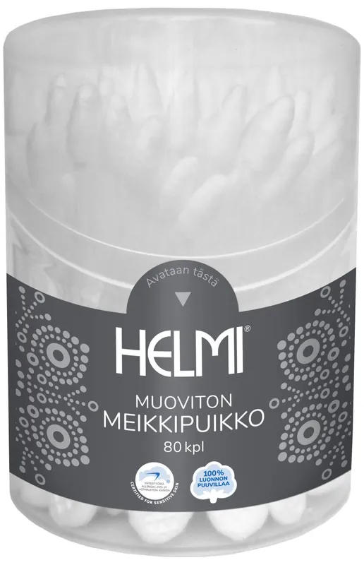Heti Saatavilla Helmi 80kpl meikkipuikko, muoviton