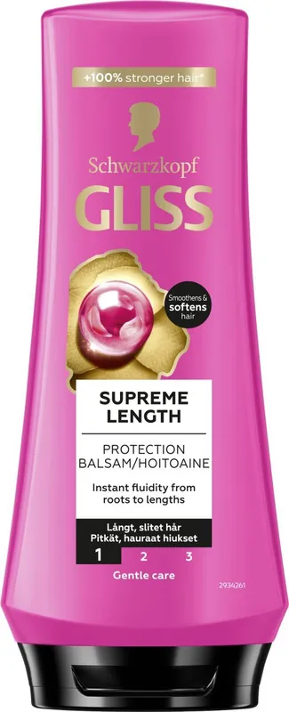 Gliss Supreme Length hoitoaine 200ml Uusi Kokoelma