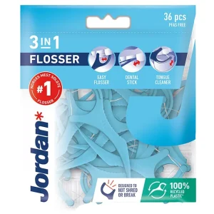 3-in-1 Flosser hammaslankain 36kpl Alennettu