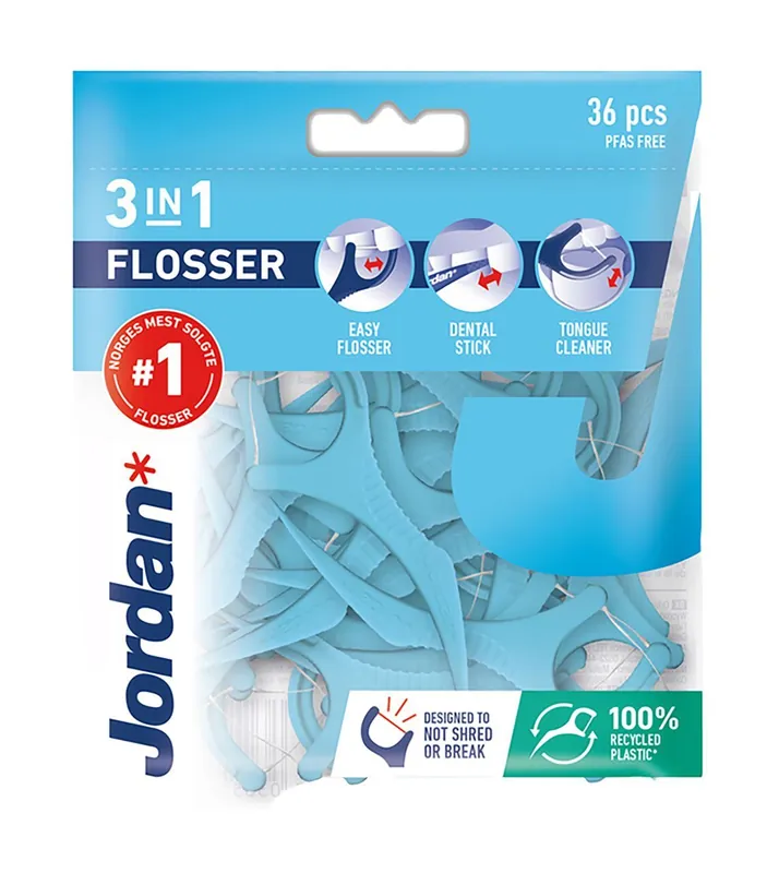 3-in-1 Flosser hammaslankain 36kpl Alennettu