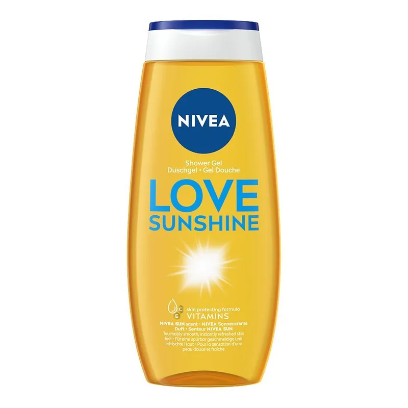 Asiakkaiden Suosikki NIVEA 250ml Love Sunshine Shower Gel -suihkugeeli