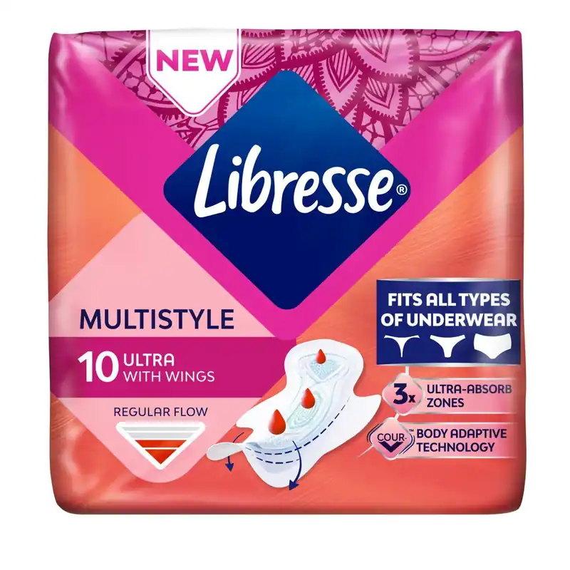 Flash-Tarjous Libresse Ultra Multistyle side 10 kpl